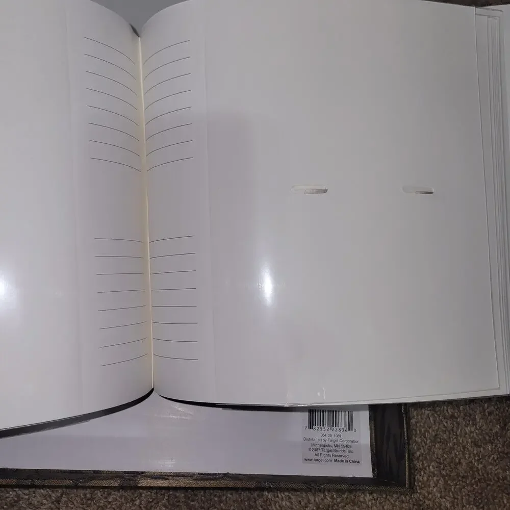 Keepsake Box & Photo Album Paper Holds 160 4” X‎ 6 Photos Never Used